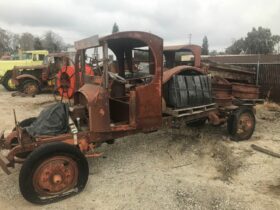 Mack truck engine, fenders, hood, wheels