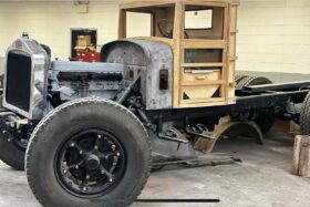 White truck rare and partially restored